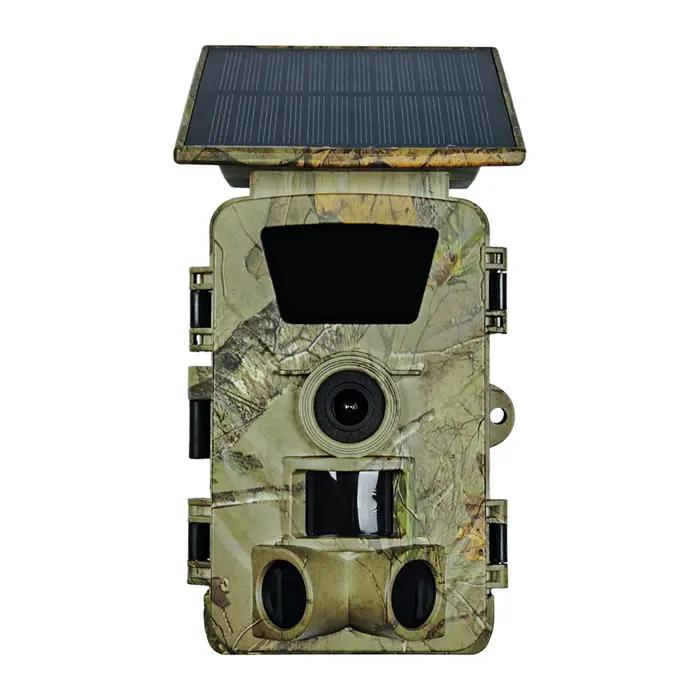 Caméra de chasse solaire 4K 60MP WiFi 2026 - Détection extérieure étanche IP66 vision nocturne grand angle