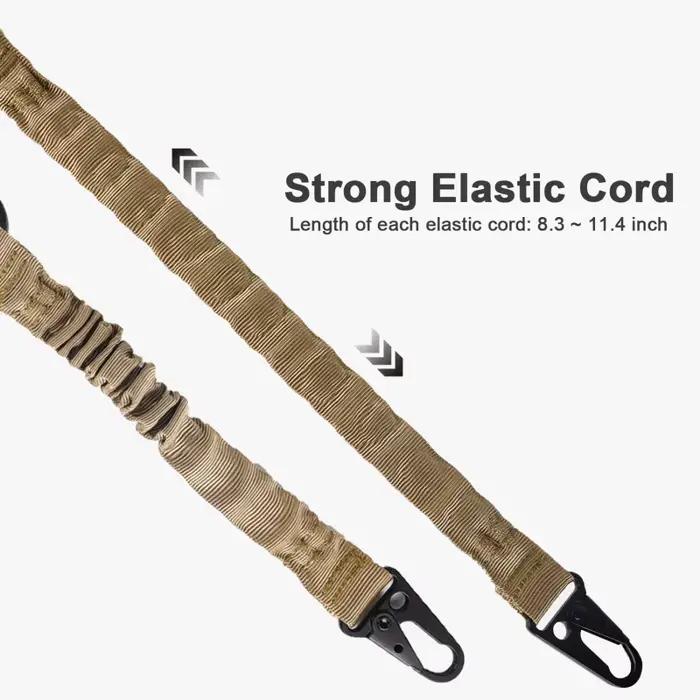 Bretelle fusil 2 points réglable pêche - Sangle traditionnelle crochet QD métal fusil pêche AR AK