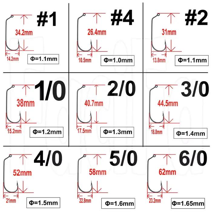 Hameçons jig Aberdeen 50PCS 60 degrés pour montage mouches pêche mer et eau douce résistants