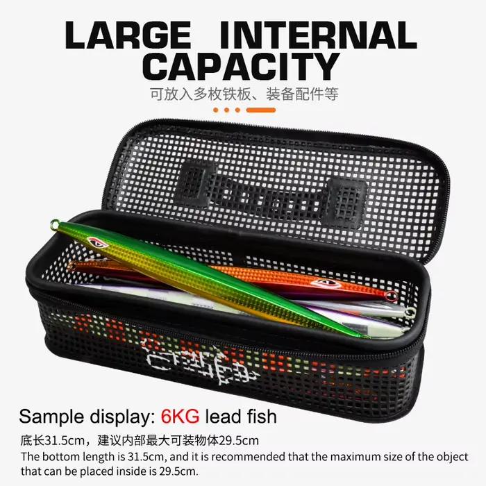 Sac leurres pêche TEASER BK099 255g grande capacité multifonction étanche métal jigging pêche sport