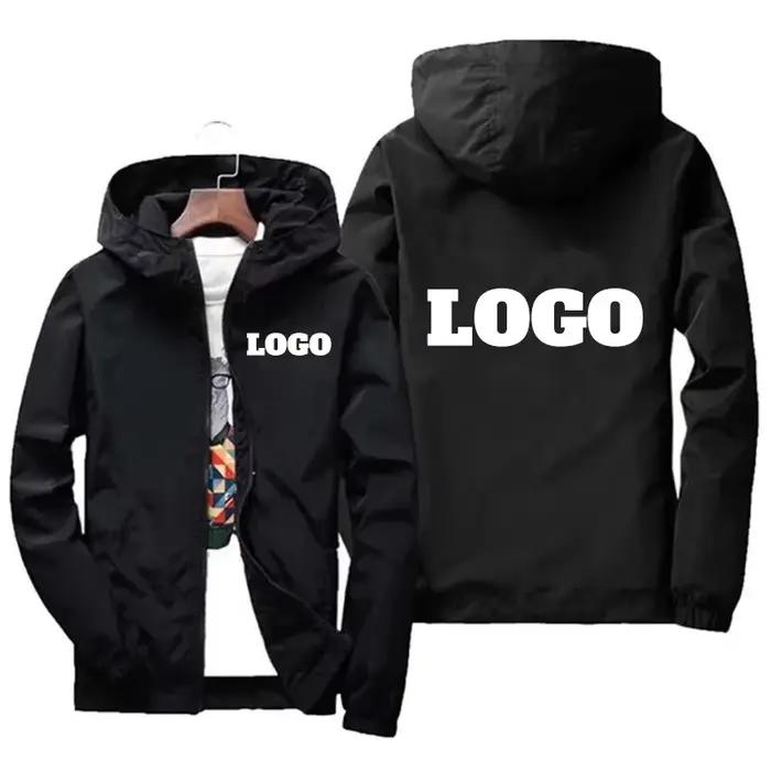 Veste personnalisée nom pêche homme imperméable coupe-vent grande taille 7XL vêtements pêche