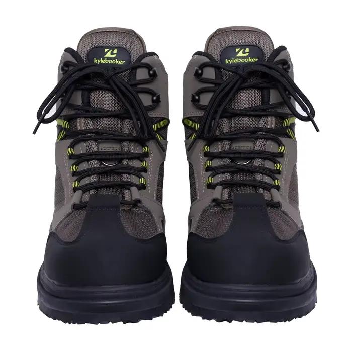 Bottes de pêche wading respirantes semelle caoutchouc pour pêche à la mouche
