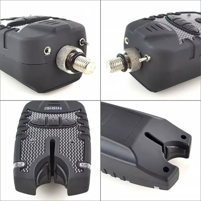 Kit alarme et swinger Hirisi 4 couleurs LED pour pêche à la carpe - Accessoires complets