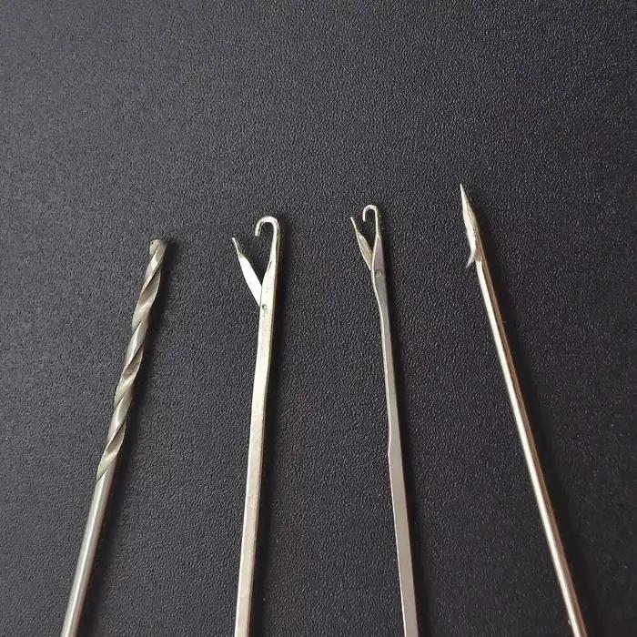 Kit aiguille à appâts Hirisi BT09 pour pêche à la carpe - 7 outils accessoires indispensables