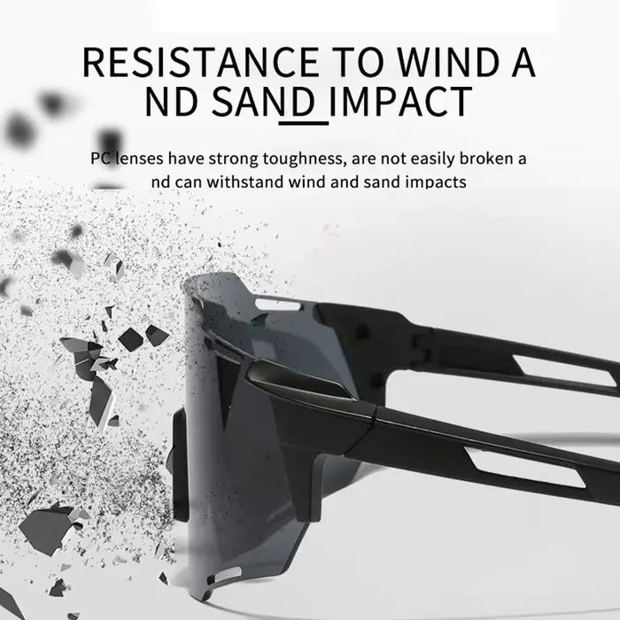 Lunettes de soleil UV400 pêche vélo sport unisexe protection vent confortable randonnée
