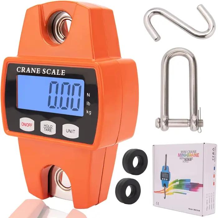 Balance numérique robuste 300kg pour pêche et chasse - Boîtier aluminium avec crochets professionnels