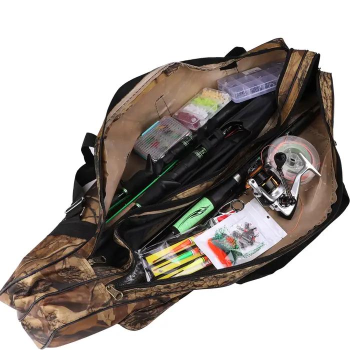 Sac pour canne à pêche Sougayilang 80-120cm portable nylon grande capacité accessoires pêche