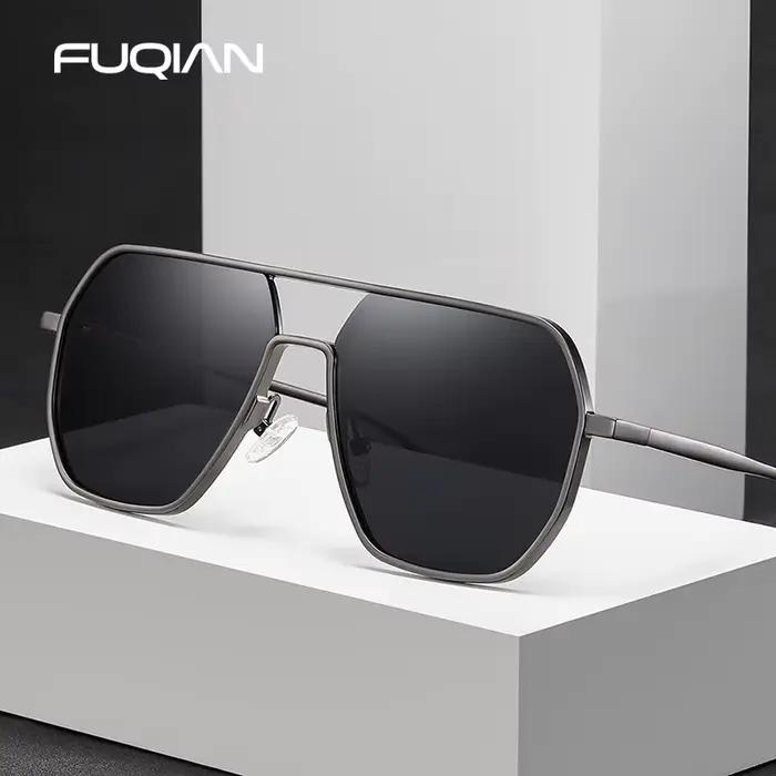 Lunettes photochromiques métal luxe polarisées - Technologie caméléon conduite pêche UV400