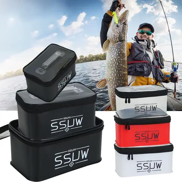 Sac de pêche EVA 1-3 pièces S/M/L pour carpe, rangement appâts et leurres, boîte étanche extérieure