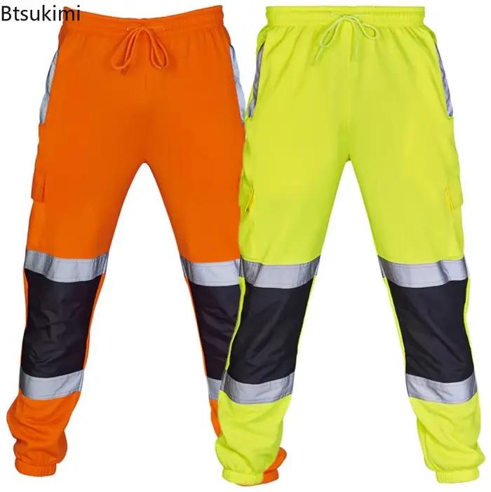 Pantalon sécurité réfléchissant 360° pêche nocturne visibilité hommes pêche de nuit