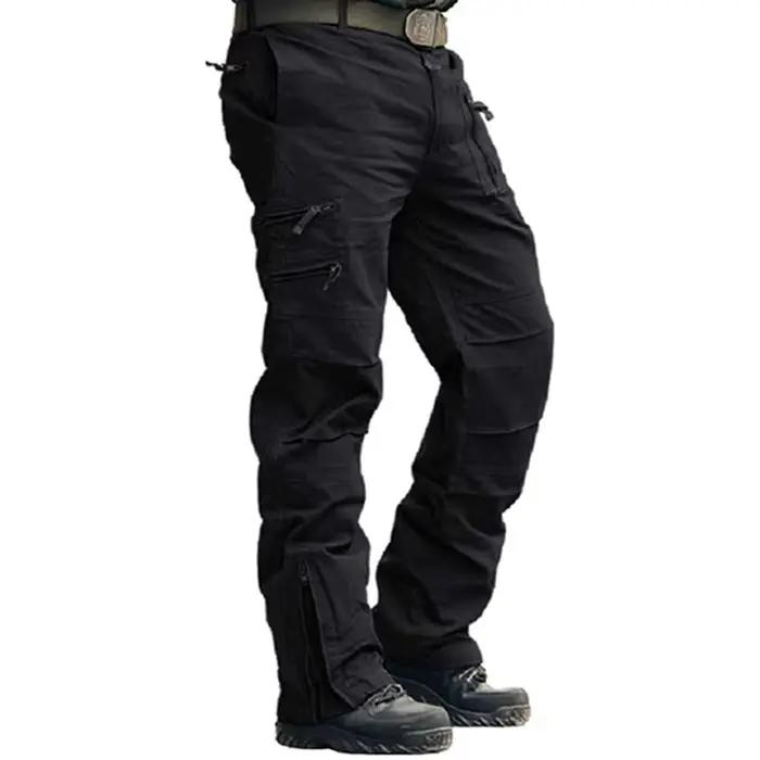 Pantalon cargo camouflage 2024 homme style safari multipoche adapté pêche travail plein air