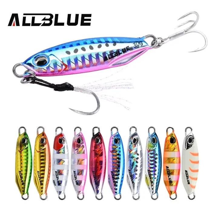 Leurre métallique ALLBLUE DRAGER 15G 30G pour bar et pêche en mer depuis le bord