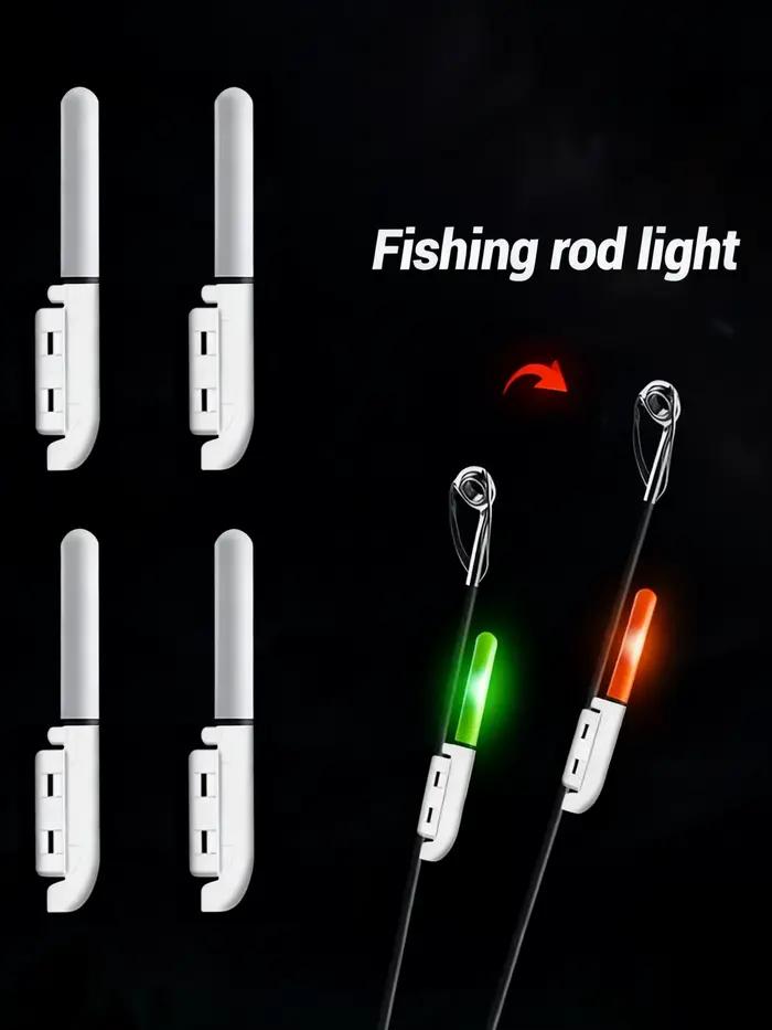 Indicateurs nuit 6 pièces changement couleur - lumière extrémité canne alerte touche pêche nocturne