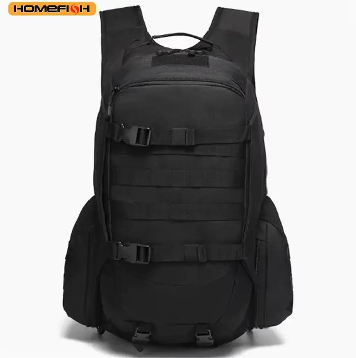 Sac à dos pêche chasse 45L étanche HOMEFISH - Sac tactique randonnée camping trekking