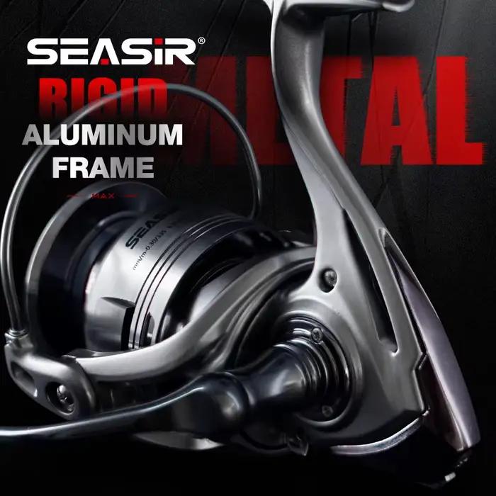 Moulinet spinning SEASIR CONTRA MAX 3000-8000 corps aluminium pour pêche mer 5.1:1/5.7:1