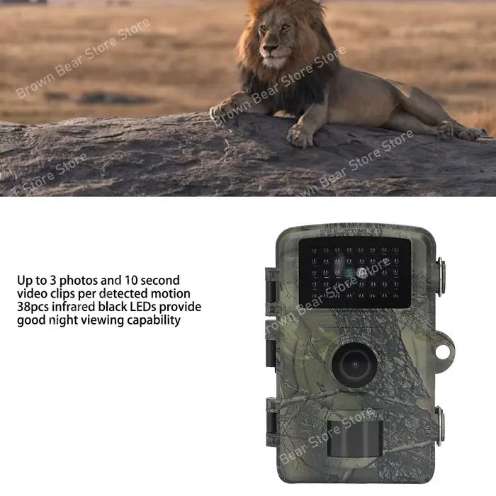 Caméra de chasse AL-113 1080P 38 LED IR déclenchement 0.7s étanche IP66 pour traçage animaux rapide
