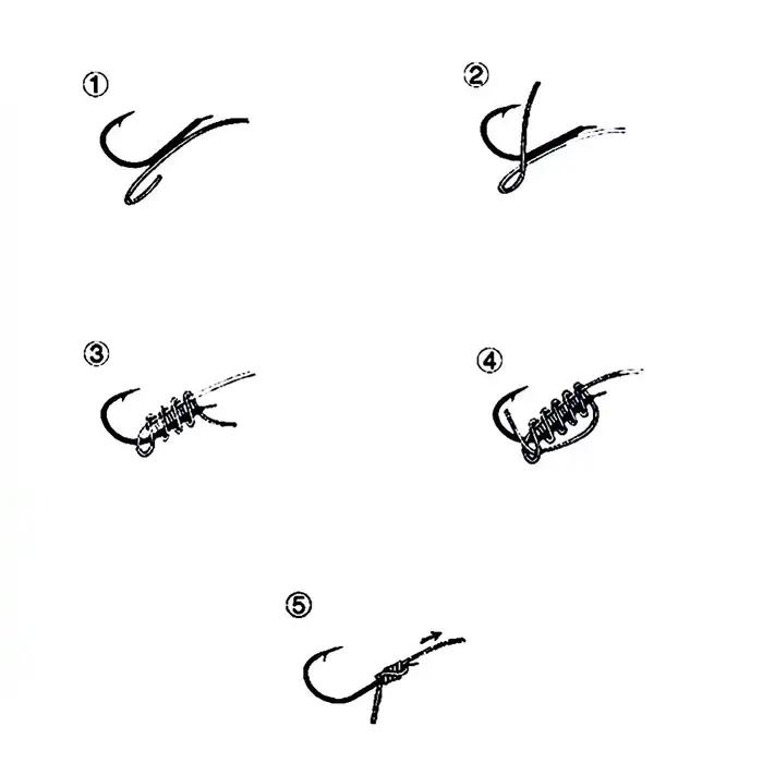 50 hameçons circle en acier haute carbone pour la pêche de la carpe et en mer,