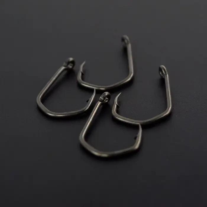Hameçons carp fishing micro barbelés PTFE 15 pièces Hirisi - acier haute carbone pour pêche précise