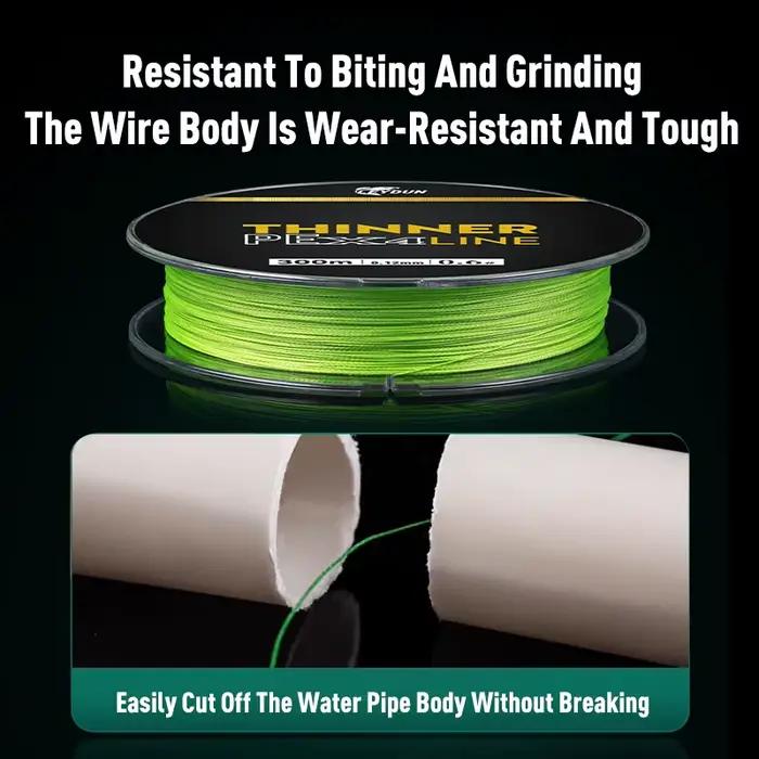 Ligne de pêche Leydun Micro Thinner 300m 4 brins PE fil tressé monofilament pour pêche en bateau océanique roche plage lac rivière réservoir étang stream pêche à la mouche ``` 这样我们就完成了产品的HTML描述，并添加了一个符合要求的SEO标题。
