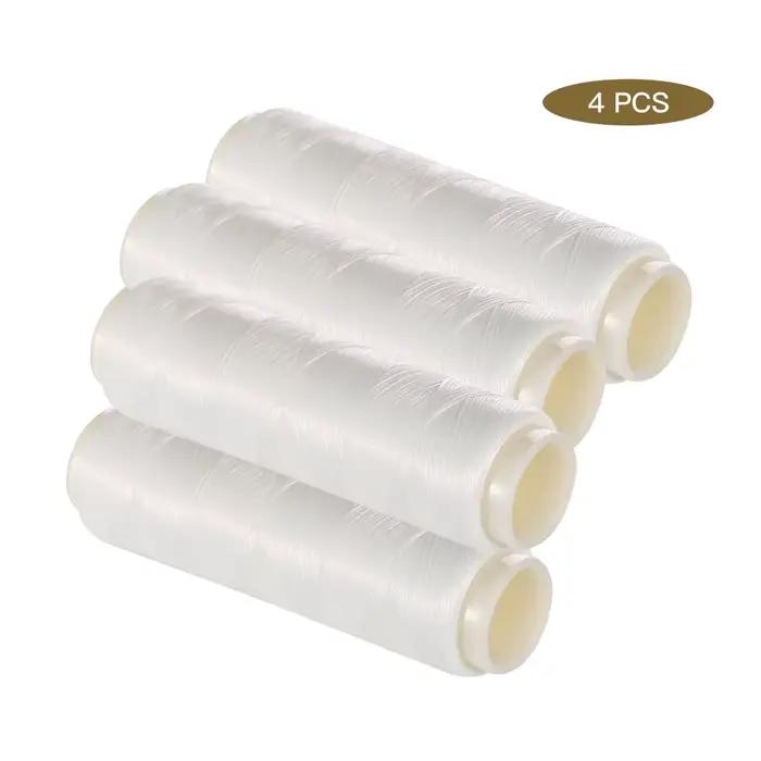 Fil de pêche élastique haute résistance 200 m pour appâts et leurres - Lot de 4 bobines