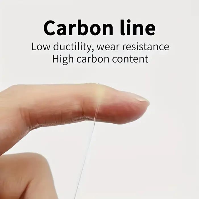 Ligne de pêche fluorocarbone 100% haute qualité 12 pièces avec boucle double anneau et verrou rapide