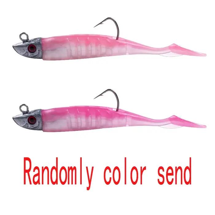 Têtes de jig HENGJIA 9cm15g 11cm25g - leurres souples silicone pour pêche mer et brochet