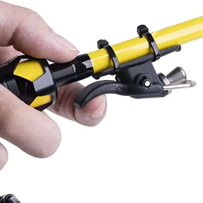 Set 2 triggers canons pêche surf casting aide au lancer fixe pour moulinet et bouton pouce