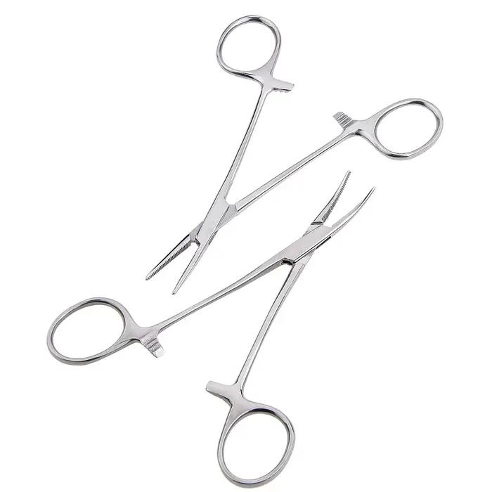 Pince hémostatique de pêche 12-18cm - Pince à verrouillage pour épilation et soins animaux
