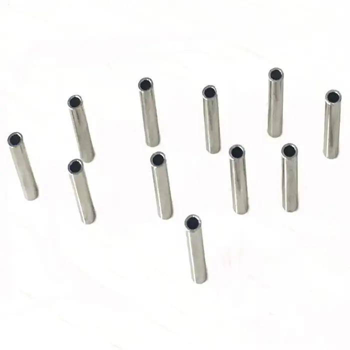 Lot de 50 à 100 manchons à sertir en acier inoxydable pour ligne de pêche, accessoires montage