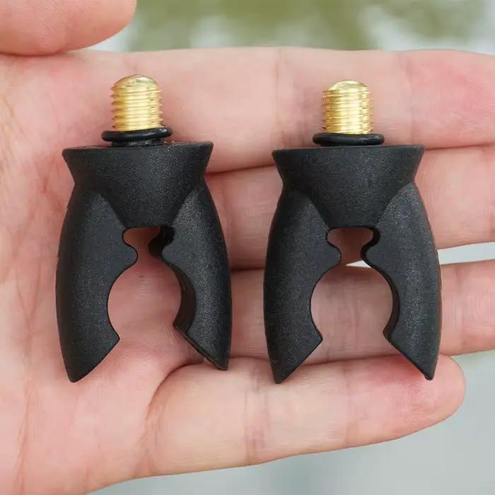 Tête de support de canne avec grip caoutchouc pour alarmes de pêche à la carpe - Modèle AC170