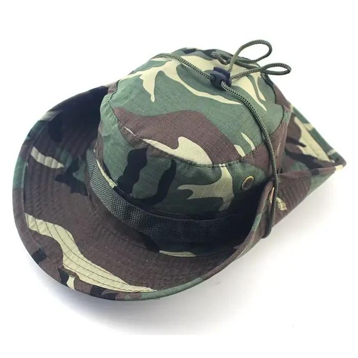 Chapeau Boonie Camouflage 60CM - Pêche Chasse Randonnée Sport Outdoor Protection Soleil