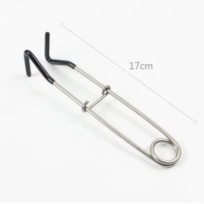 Écarteur de bouche poisson en acier inoxydable portable - Outil de décrochage pour pêche durable