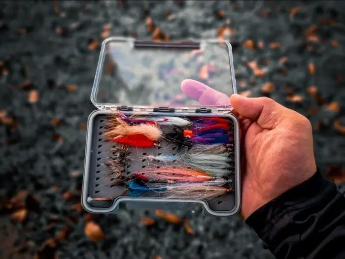 Boîte de rangement leurres étanche magnétique Aventik avec compartiments pour pêche en eau douce et mer occasions spéciales