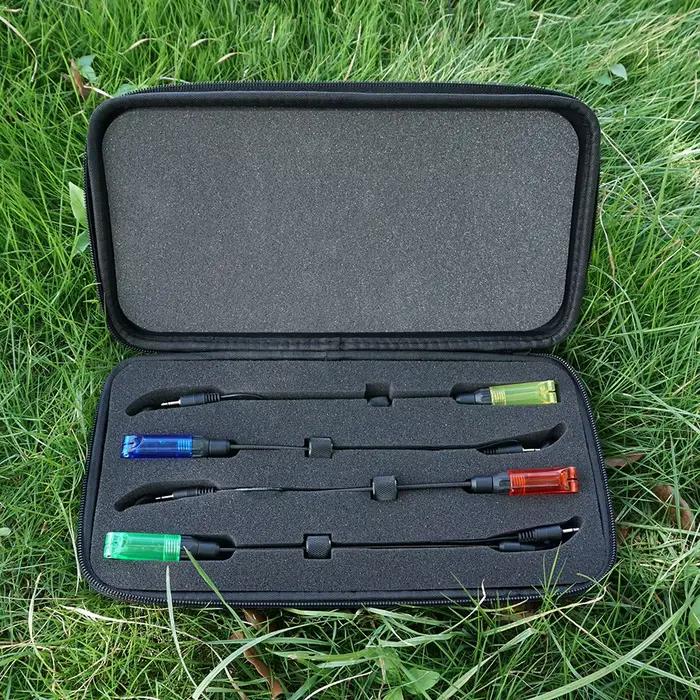 Indicateur de touche LED Hirisi pour pêche à la carpe - Swinger Drop Off Indicator B2032 métal souple