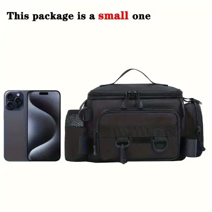 Sac multifonction pêche en toile - Sac banane bandoulière à dos pour leurres et accessoires