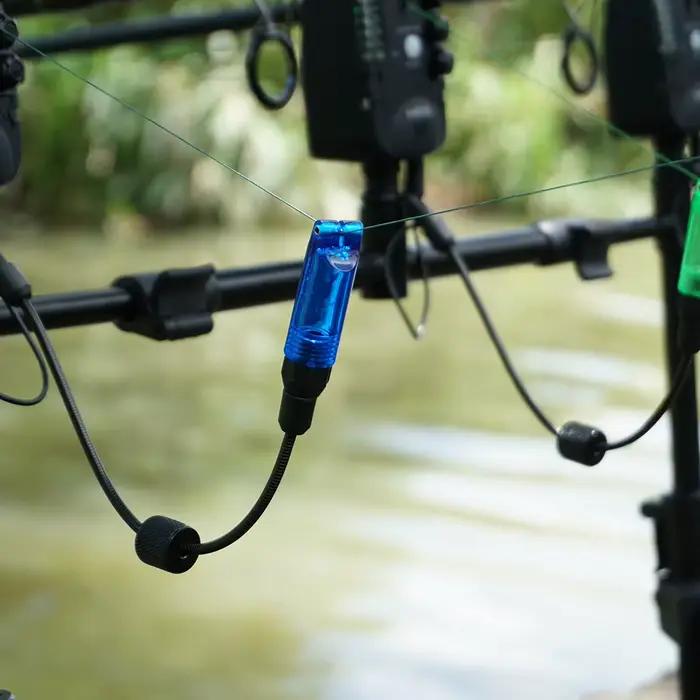 Indicateur de touche LED Hirisi pour pêche à la carpe - Swinger Drop Off Indicator B2032 métal souple
