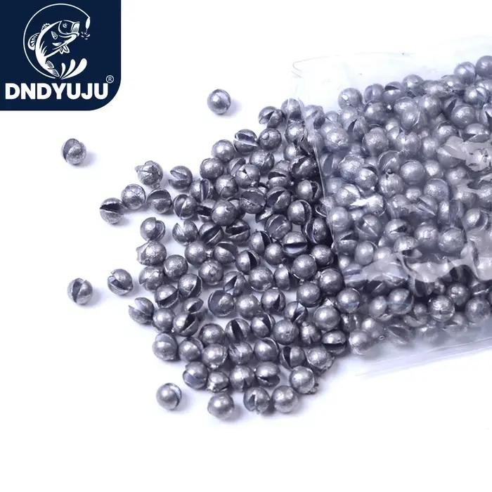 DNDYUJU 50pcs Round Split Shot Fishing Weights Lead Explosion Sinker Fishing Flo