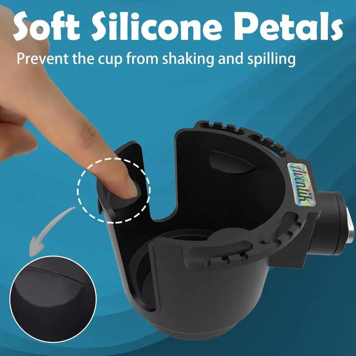 Porte-gobelet réglable pour kayak de pêche - Support multifonction pour canettes et leurres