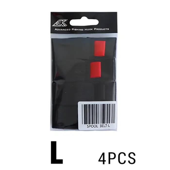 Lot 4 ceintures élastiques de protection pour bobines de moulinet accessoires pêche