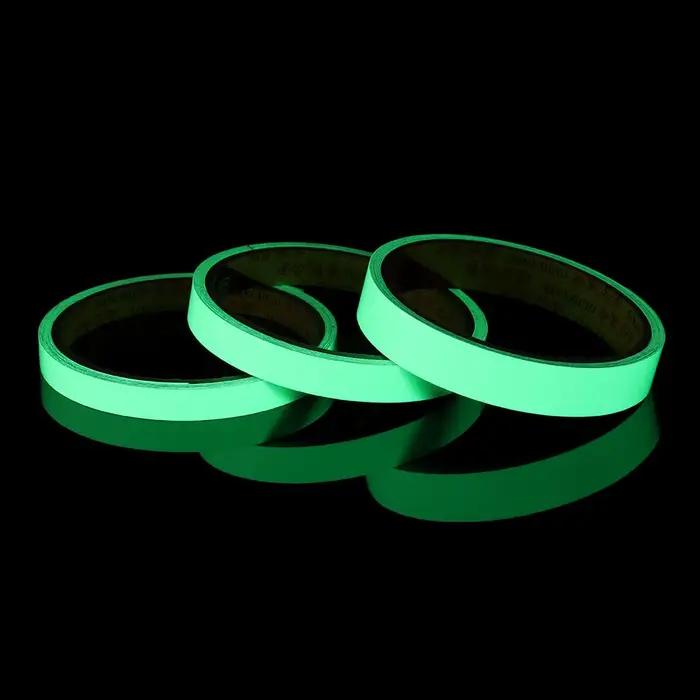 Ruban Luminescent Vert Autocollant pour Pêche - Stickers Fluorescents Avertisseurs Outils Nuit