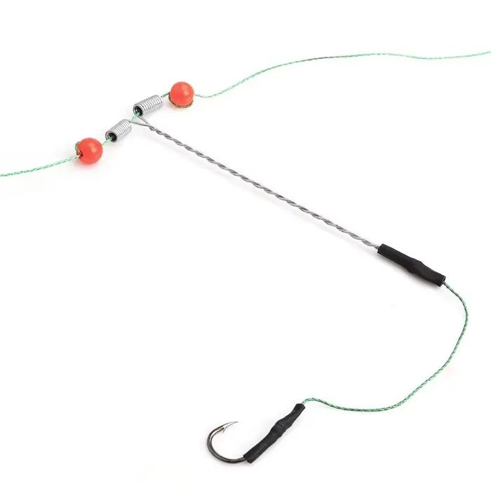 Cages amorces plombées NGB 20g à 100g avec hameçons intégrés pour pêche feeder carp en rivière