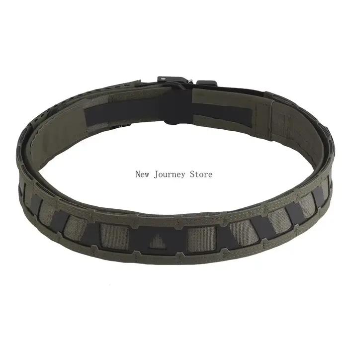 Ceinture tactique magnétique à double couche avec boucle quick pull pour pêche airsoft training