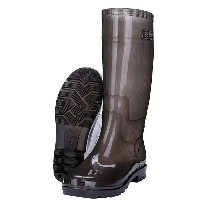 Chaussures eau homme 2023 antidérapantes résistantes hautes imperméables cuisine hiver caoutchouc séchage rapide