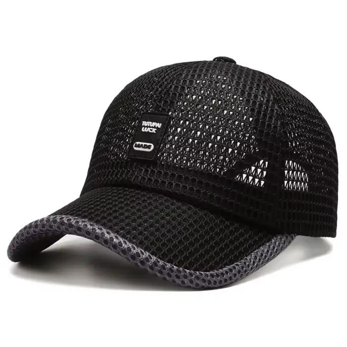 Casquette mesh respirante été pêche extérieur dad hat trucker snapback homme femme 2023
