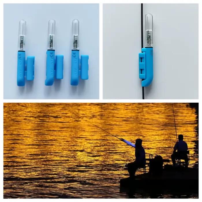 2 lampes pour extrémité de canne nuit - Capteur électronique pour pêche surfcasting et mer