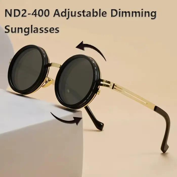 Lunettes de pêche polarisées ND2-400 réglables 9 niveaux filtrage UV400 protection optimale