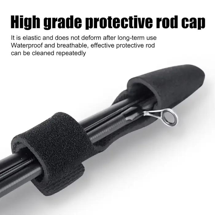 Sangle élastique porte-canne pêche ceinture support protection embout canne à pêche accessoires pêcheur