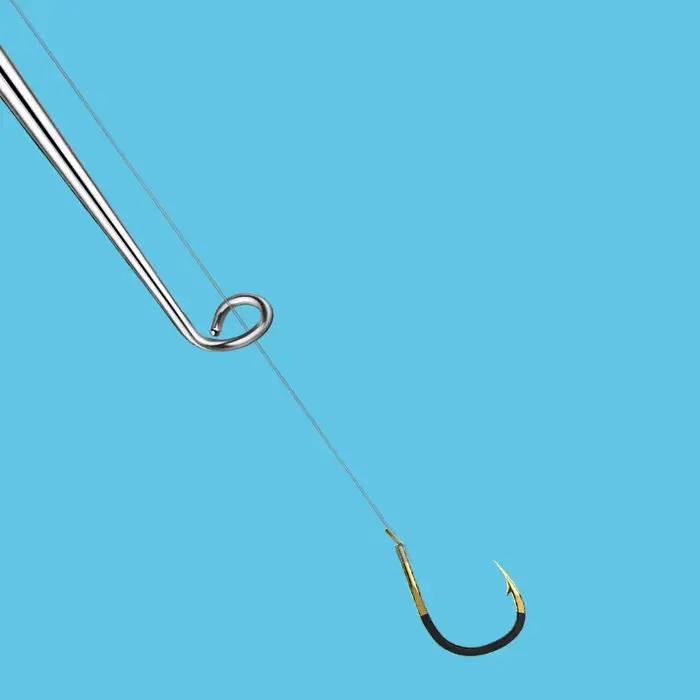 Outil dégorgeoir en acier inoxydable pour retirer les hameçons de poisson - Accessoire de pêche pratique 1-4 pièces