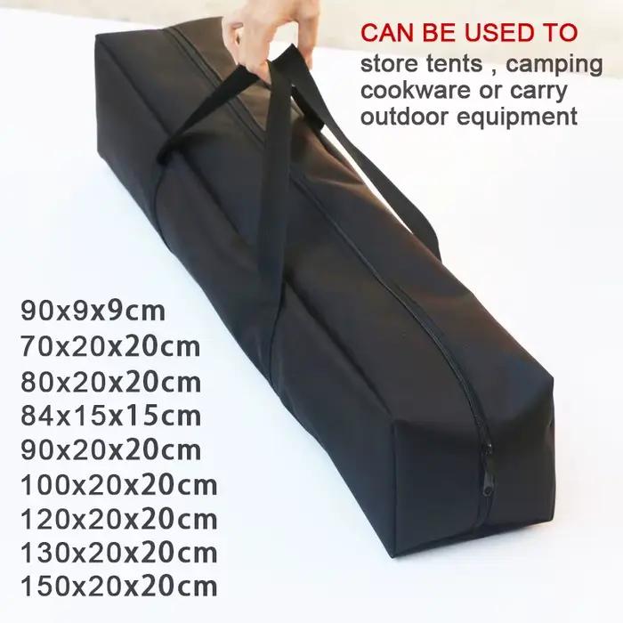 Sac de rangement camping toile pour cannes de pêche tente accessoires pêche voyage pique-nique