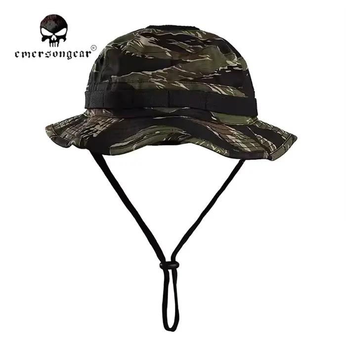 Chapeau boonie tactique courte visière camouflage pêche chasse randonnée été
